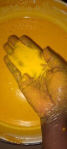 showing-the-moderate-texture-for-okpa-mixture