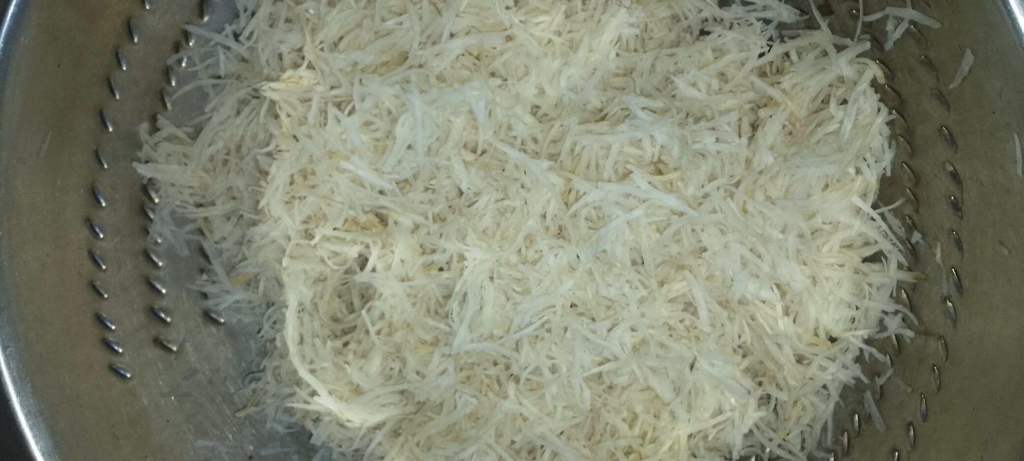 softened-shredded-casava