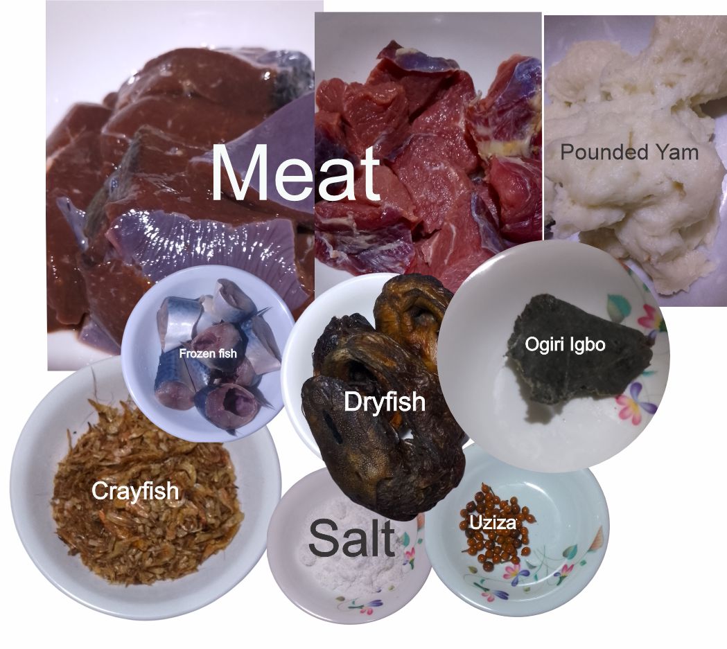 list-of-ingredients-for-how-to-cook-Nsala-soup