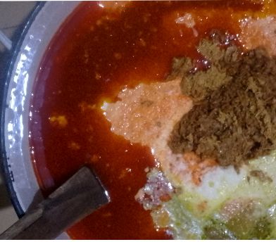 mixing-beans-paste-with-ingredients